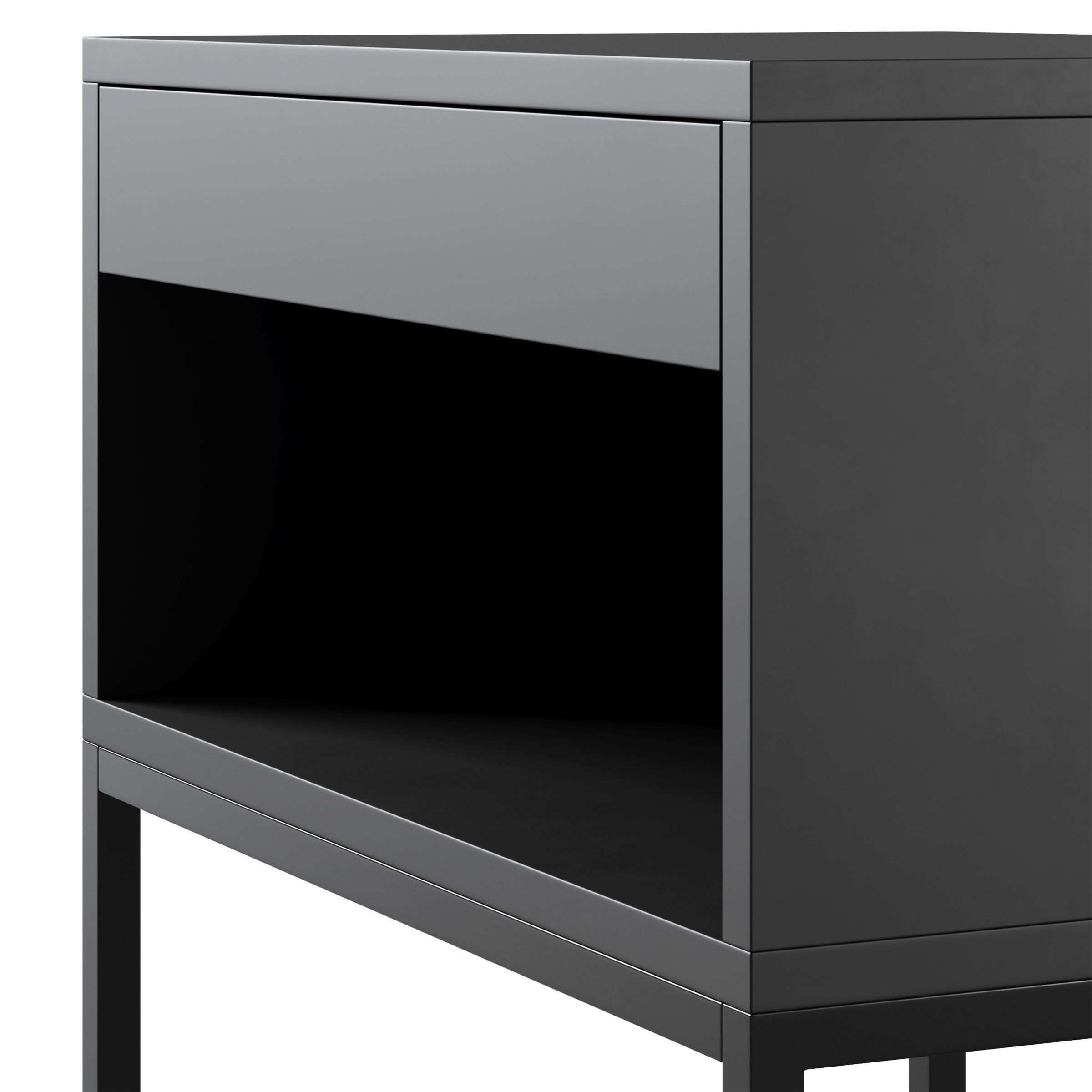 Bedside table Cholet by Actona 3D model_3