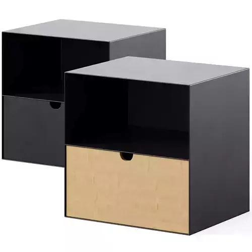 Bedside table Joliet by Actona 3D model