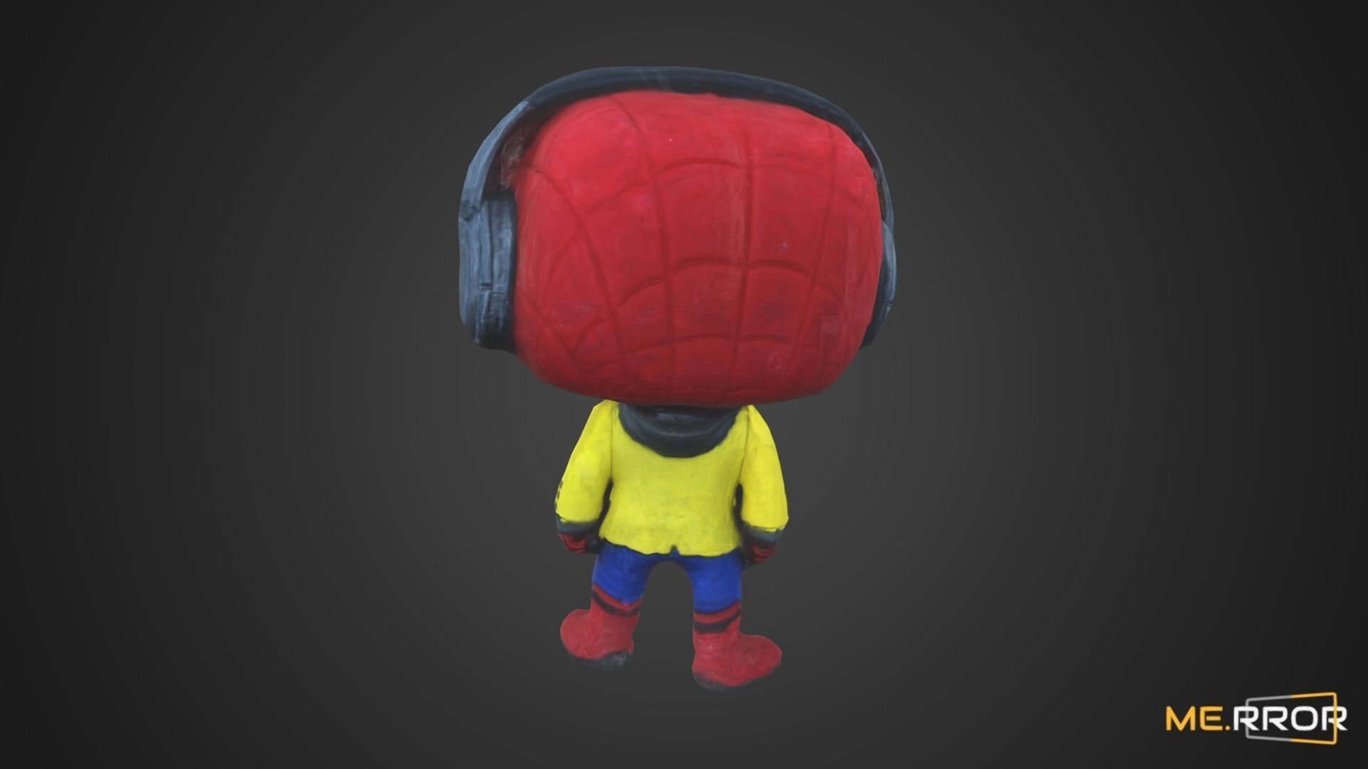 Game Ready Spiderman Figure Low-poly 3D model_2