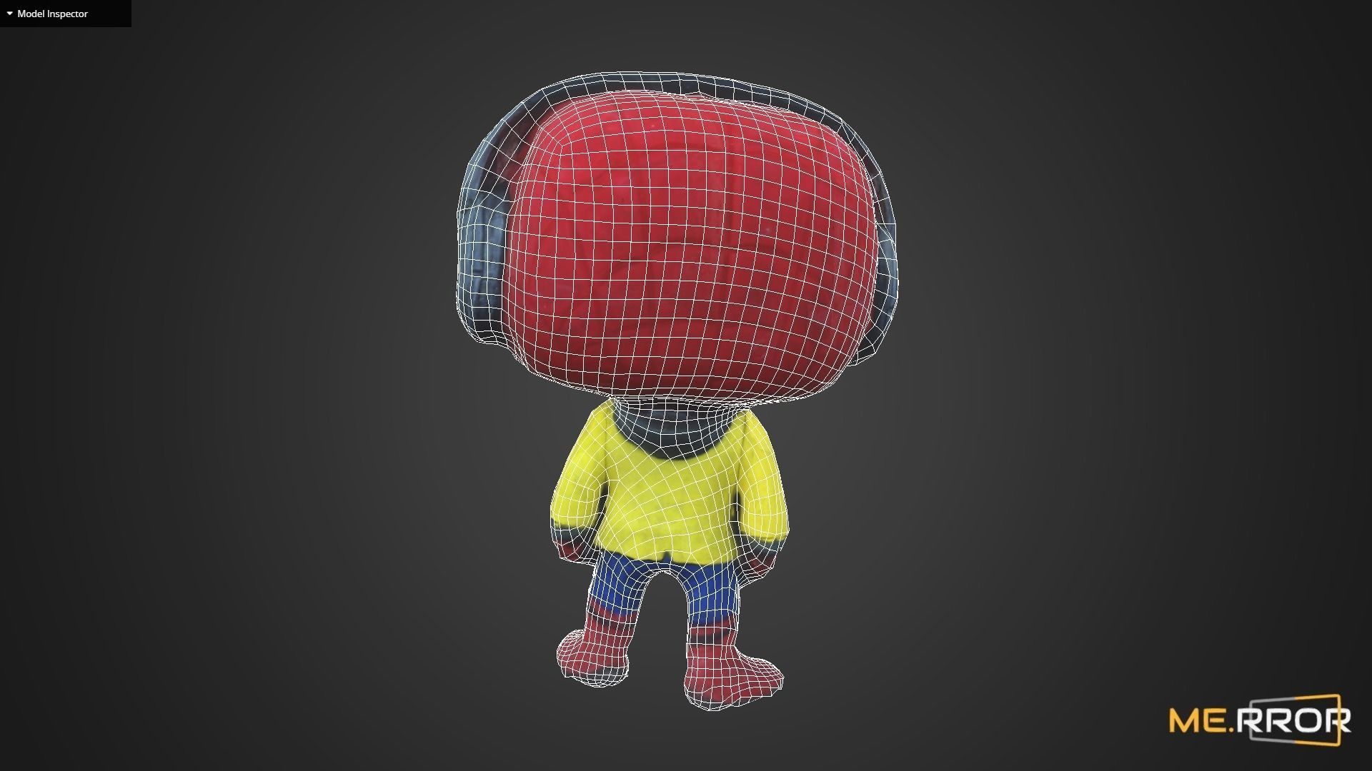 Game Ready Spiderman Figure Low-poly 3D model_12