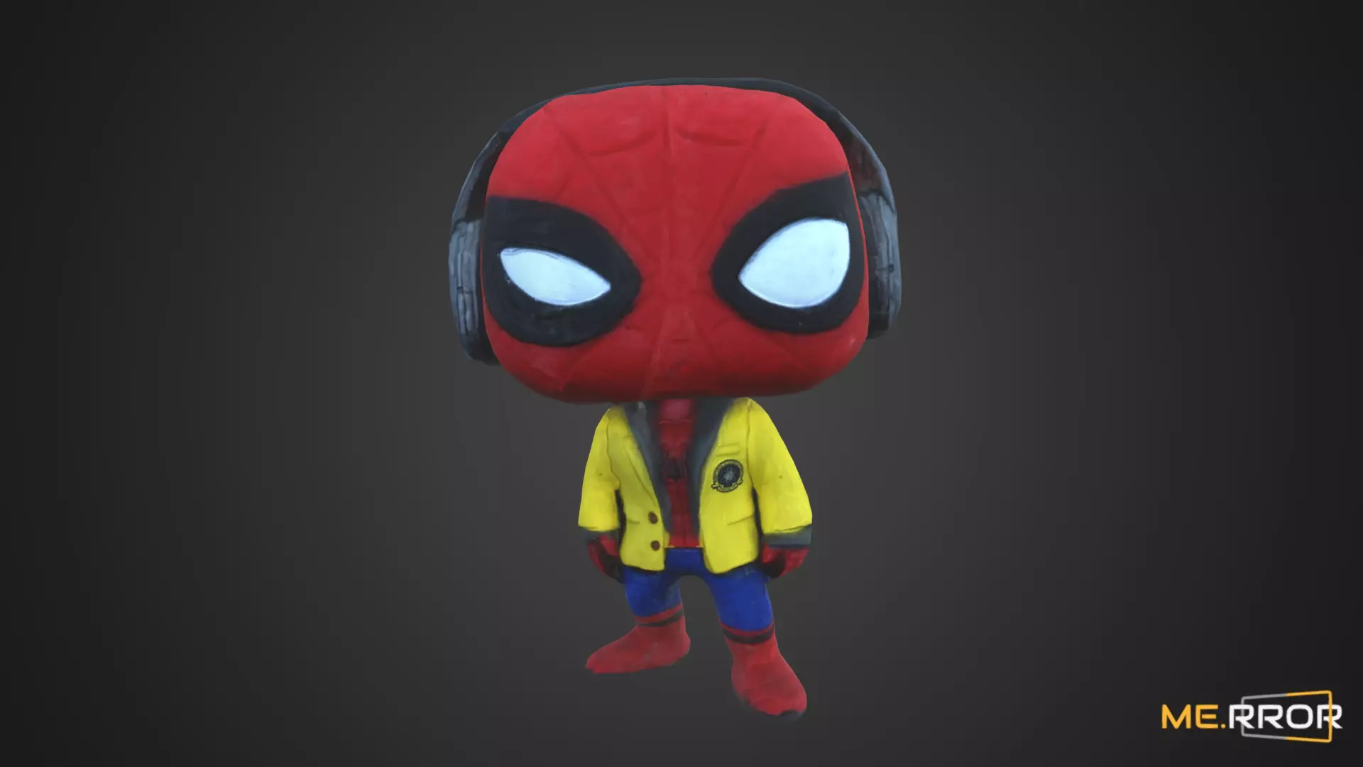 Game Ready Spiderman Figure Low-poly 3D model_0