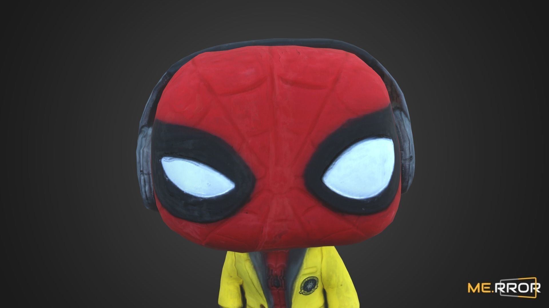 Game Ready Spiderman Figure Low-poly 3D model_5