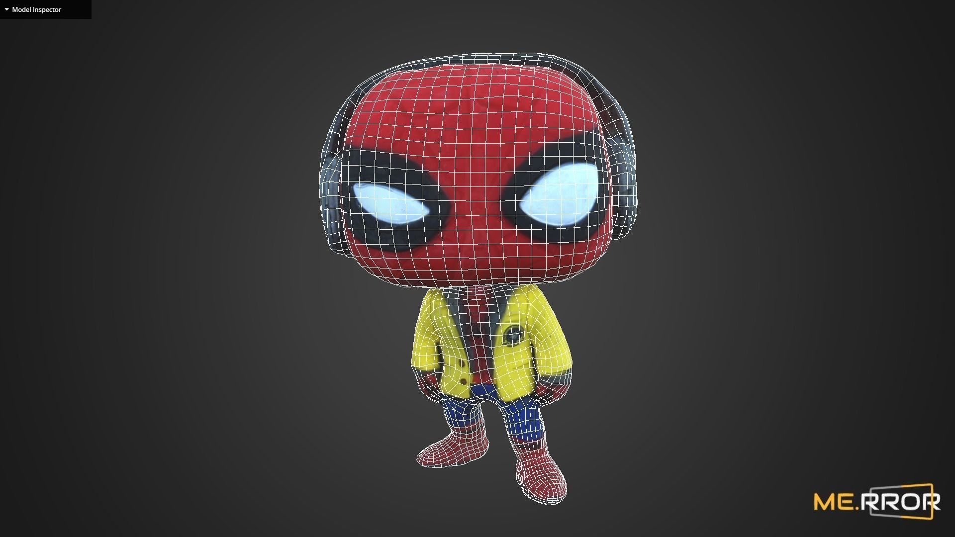 Game Ready Spiderman Figure Low-poly 3D model_10