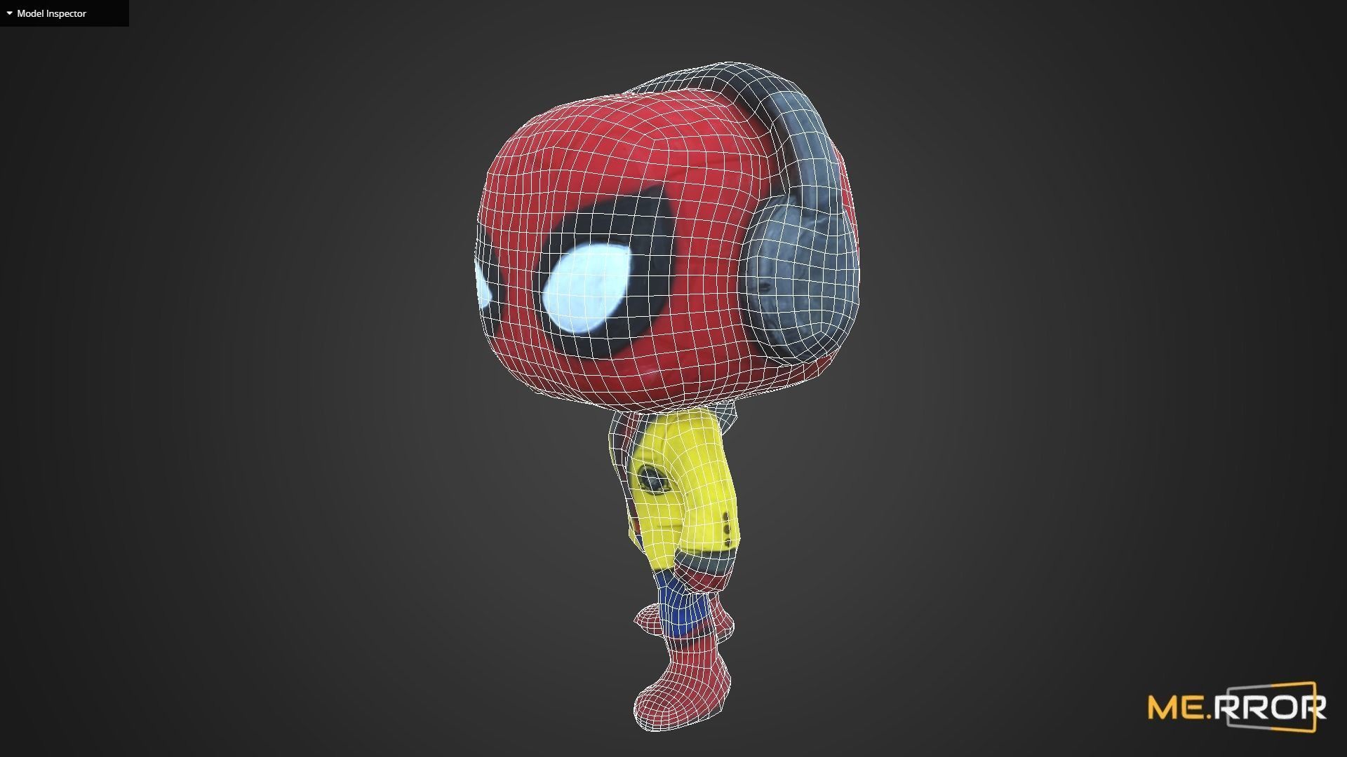 Game Ready Spiderman Figure Low-poly 3D model_11