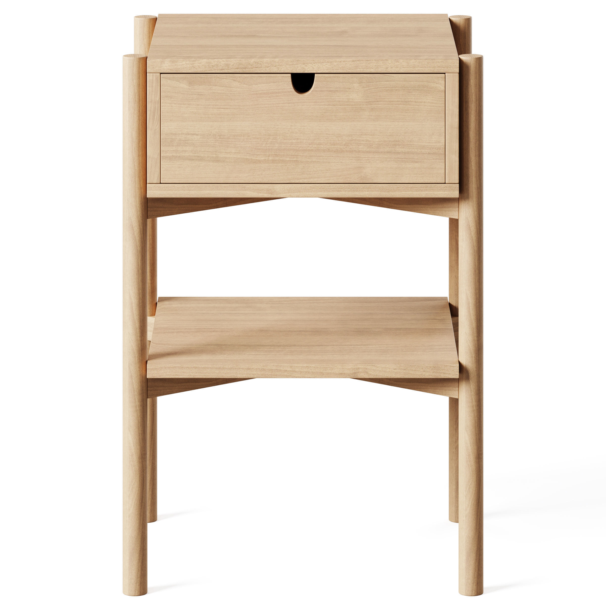 Bedside table Leka by Actona 3D model_1