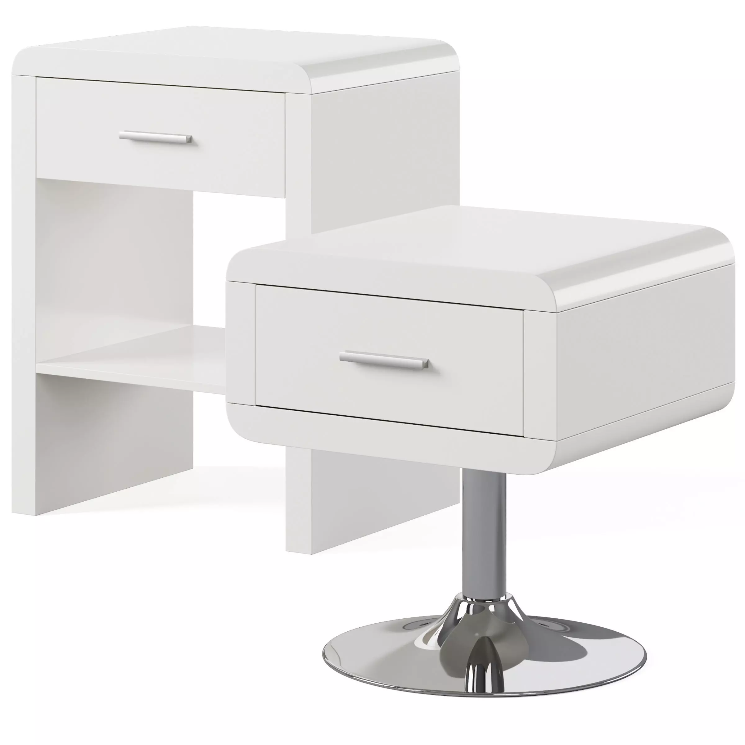 Bedside table Supernova and Comfort by Actona 3D model