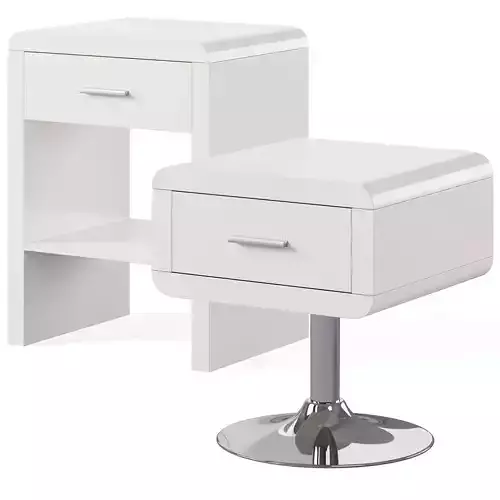 Bedside table Supernova and Comfort by Actona 3D model
