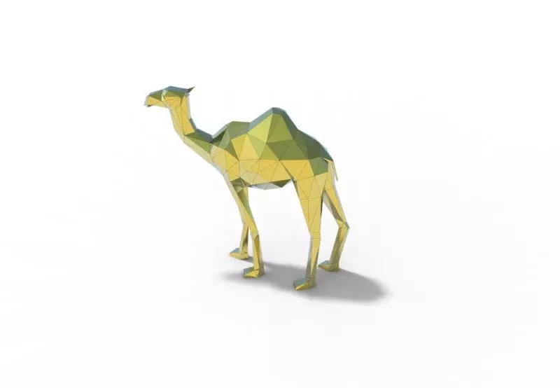Camel Triangulated Model 3D model_0