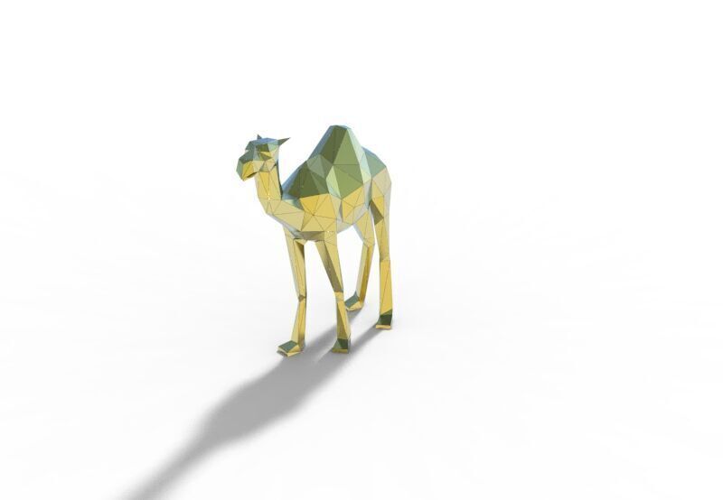 Camel Triangulated Model 3D model_1