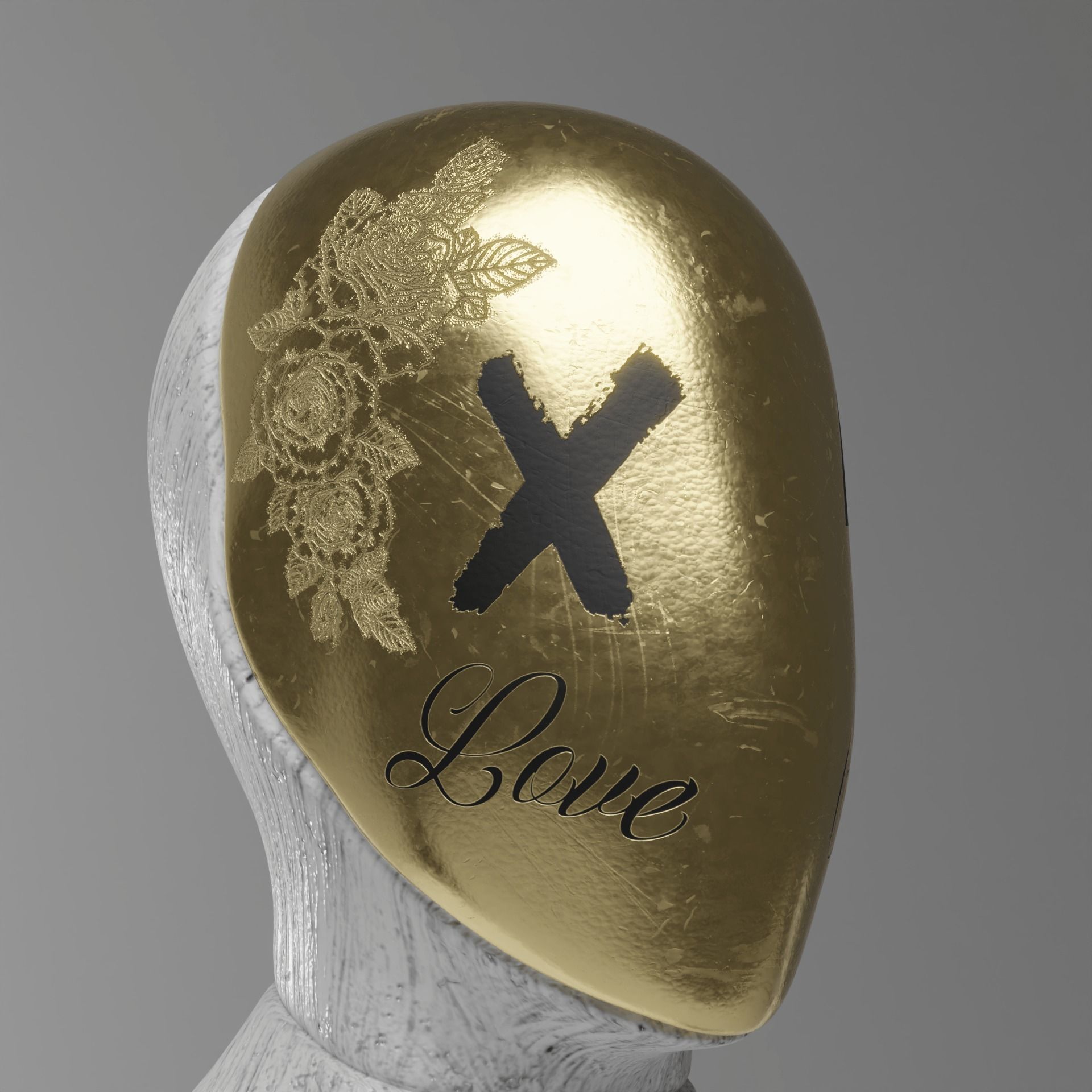 Mannequin Male character custom 3D model_6