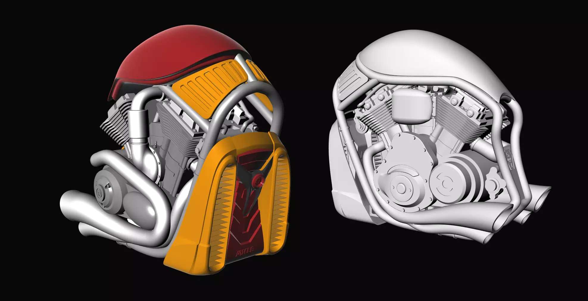 Car Engine 3D model