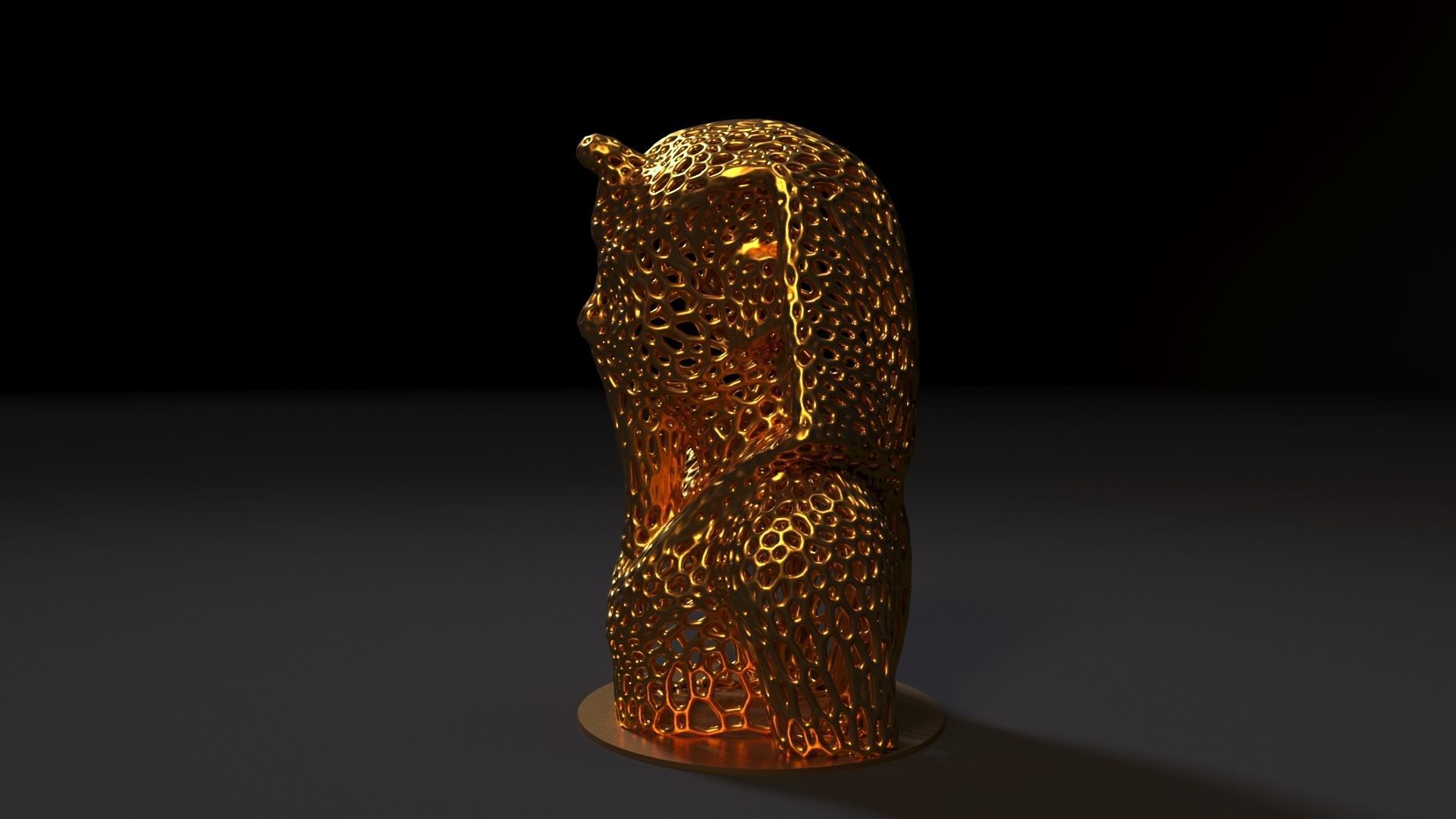 Tutankhamun Statue 3D print model_2