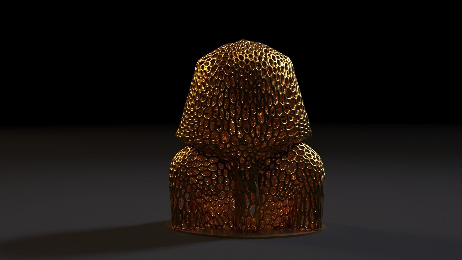 Tutankhamun Statue 3D print model_4