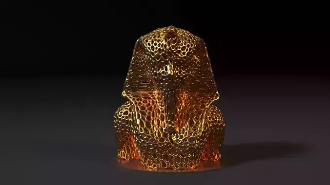 Tutankhamun Statue 3D print model