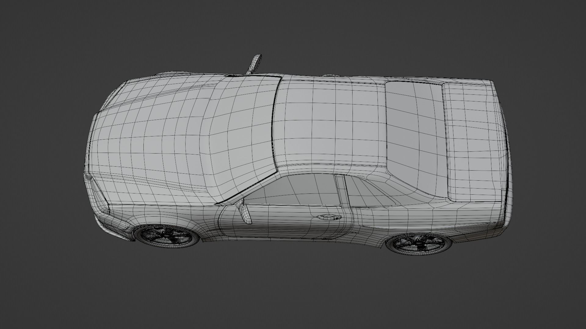 Nissan Skyline Low-poly 3D model_9