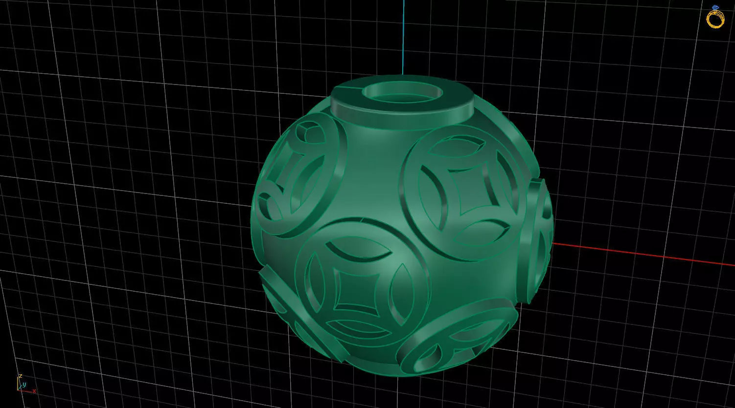 PENDANTS GOLG 3D print model_0