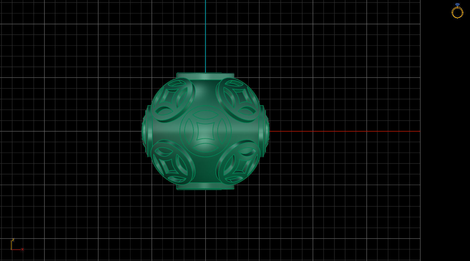 PENDANTS GOLG 3D print model_1