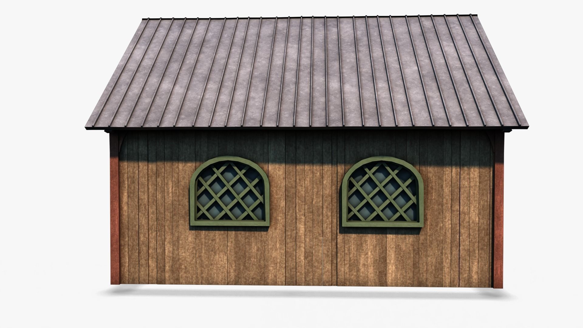Cottage 16 Low-poly 3D model_5