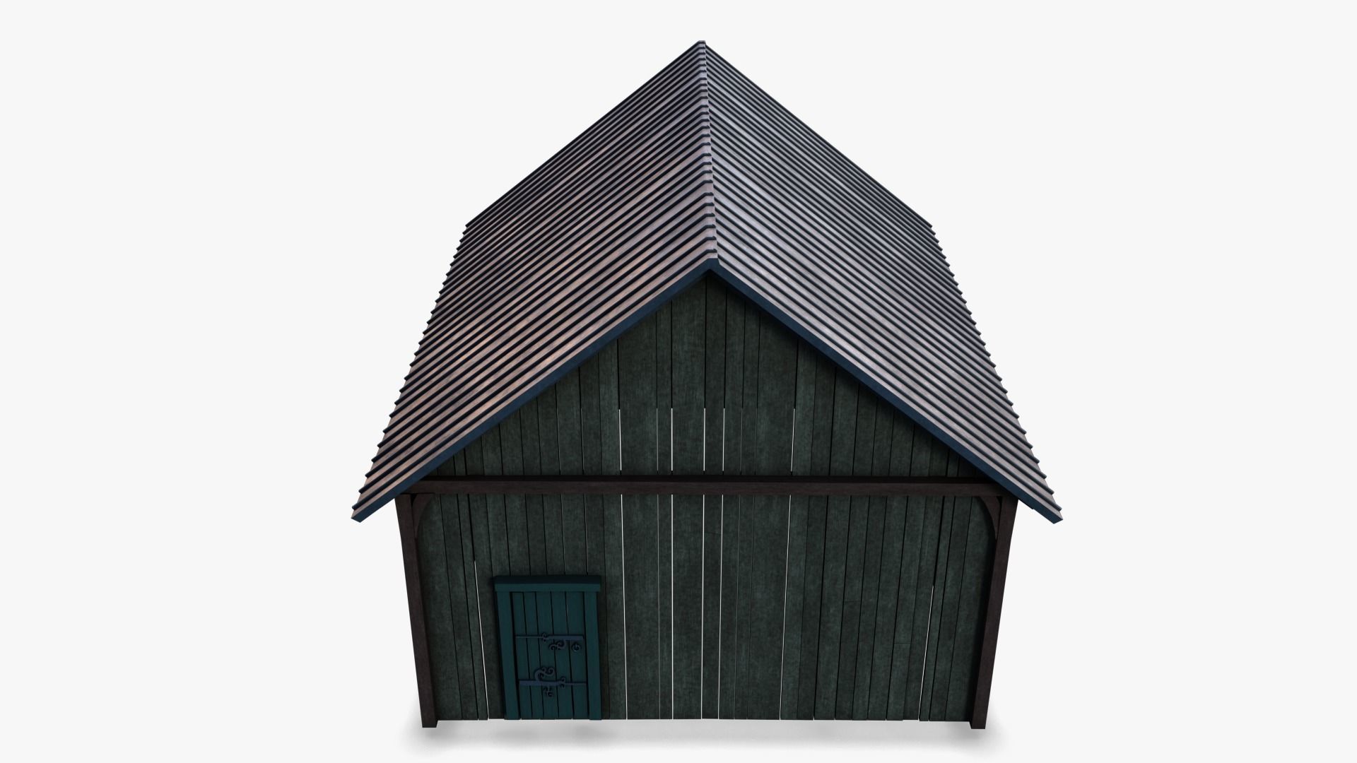 Cottage 16 Low-poly 3D model_6