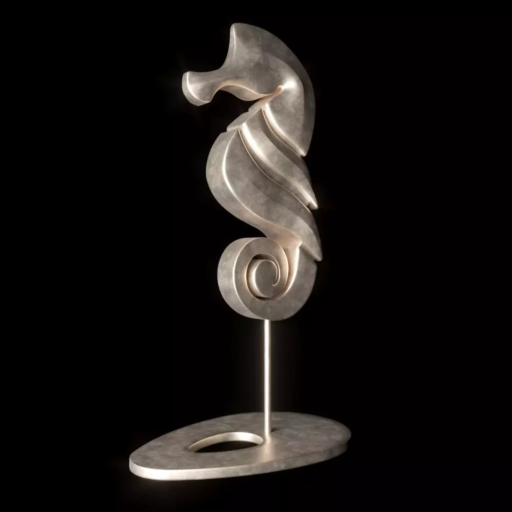 Decorative seahorse 3D print model