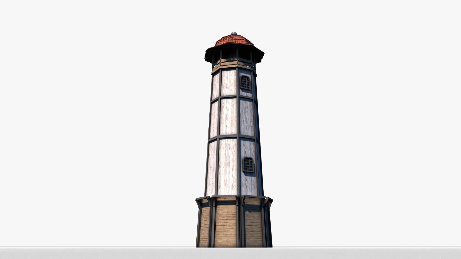 Lighthouse 02 Low-poly 3D model_3