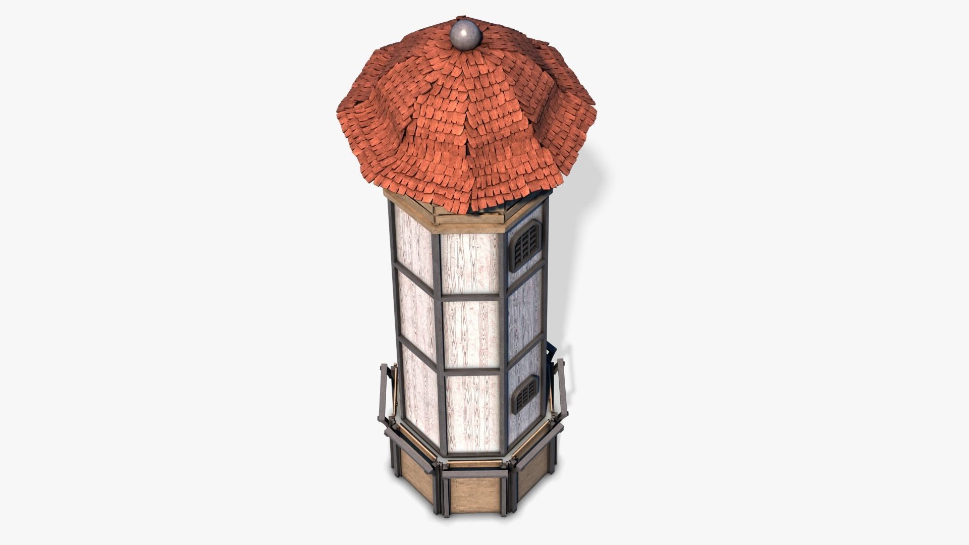 Lighthouse 02 Low-poly 3D model_4