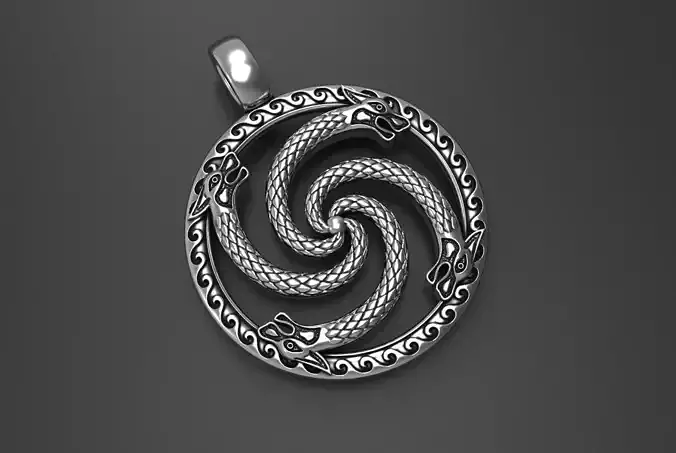 Slavic amulet serpentine