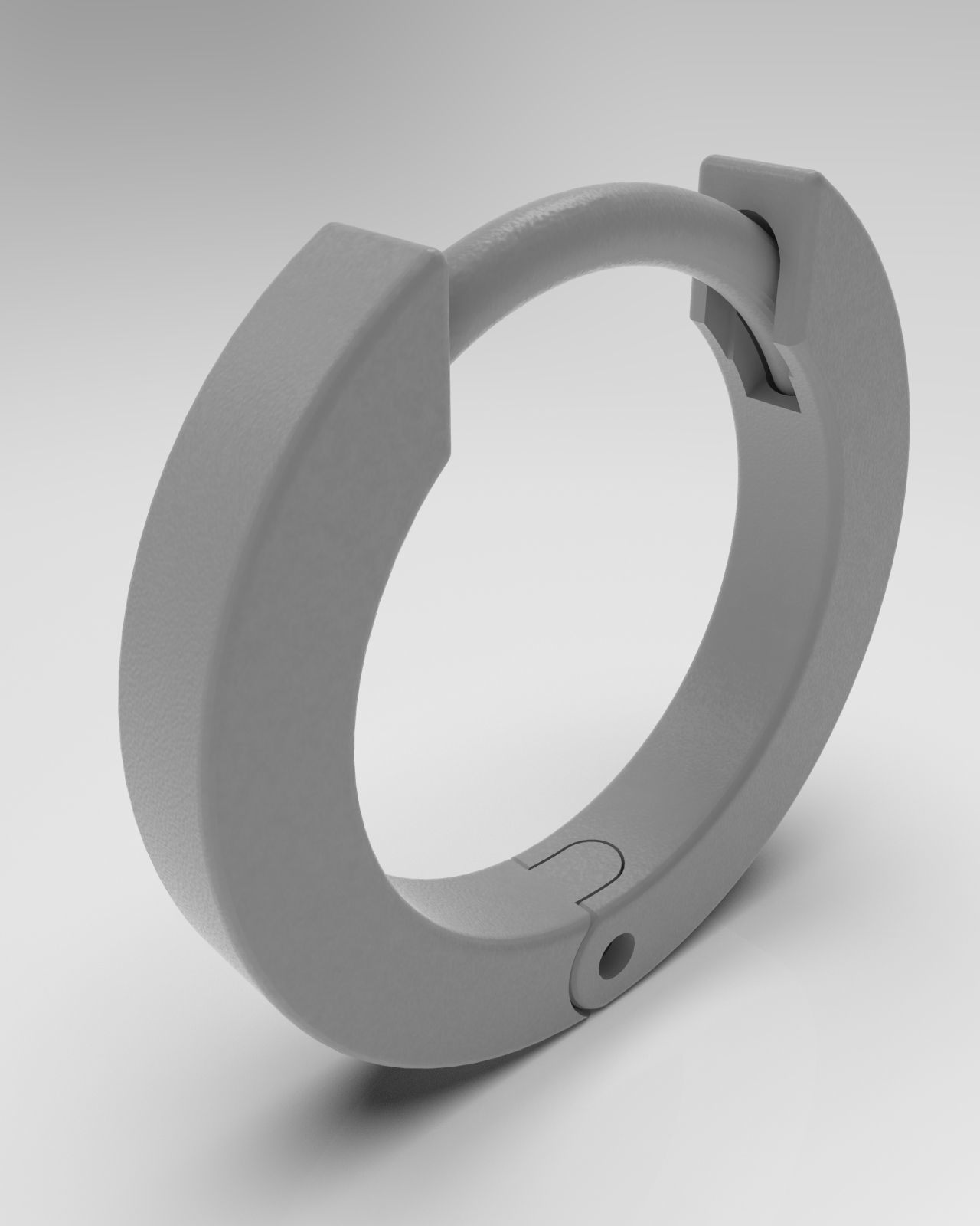 Earrings 9mm 3D print model_6