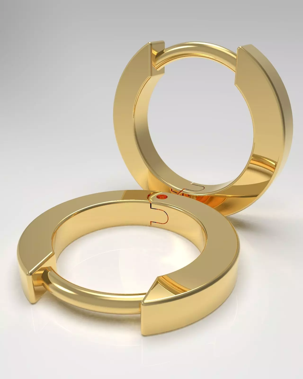 Earrings 9mm 3D print model_0