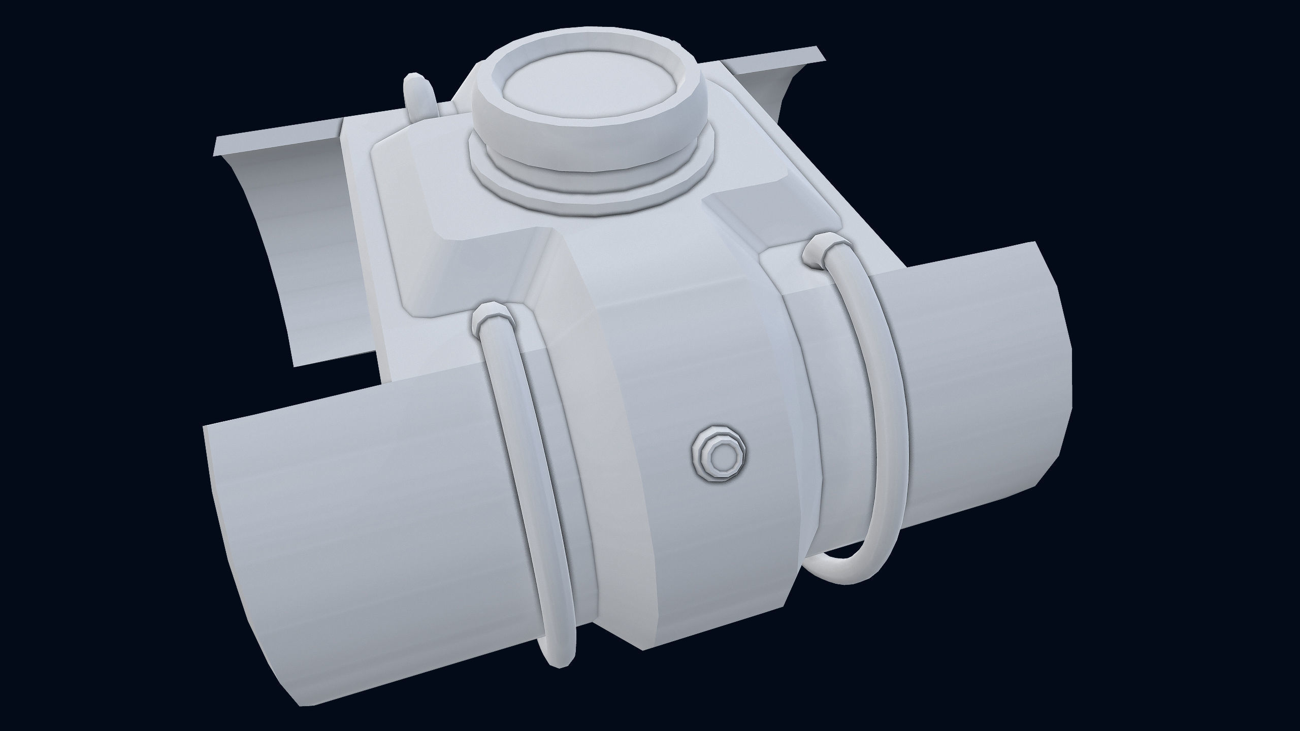 Sci-Fi Wristband Base Mesh 3D model_2