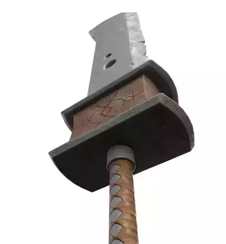 Game-ready stylized weapon model