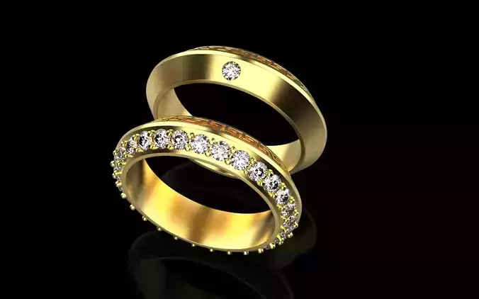 Wedding ring model 281