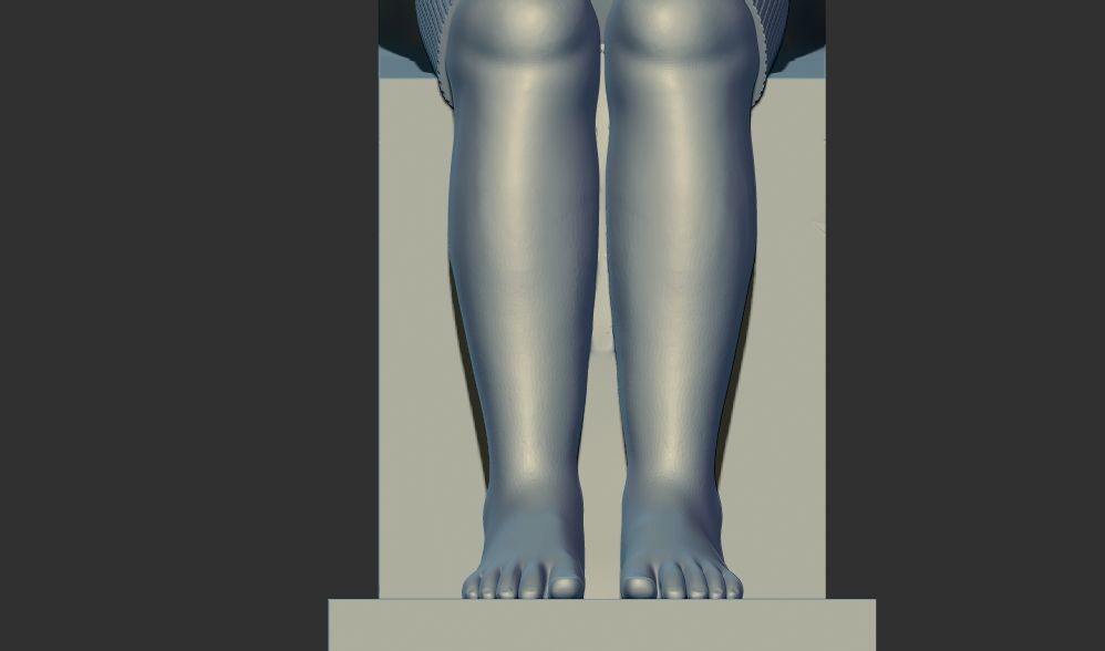 Ancient Egyptian God Montu statue 3d printable model 3D print model_9