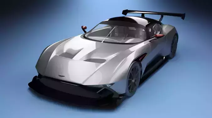 Aston Martin Vulcan 2017 3D model 3D model