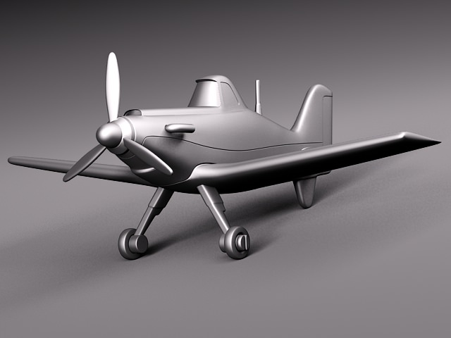 Disney Dusty Crophopper 3D model_8