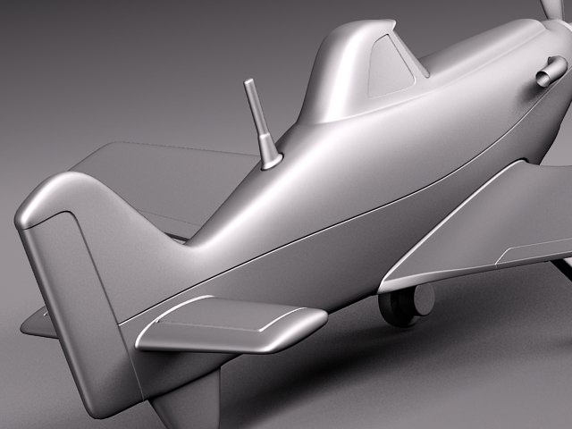 Disney Dusty Crophopper 3D model_2