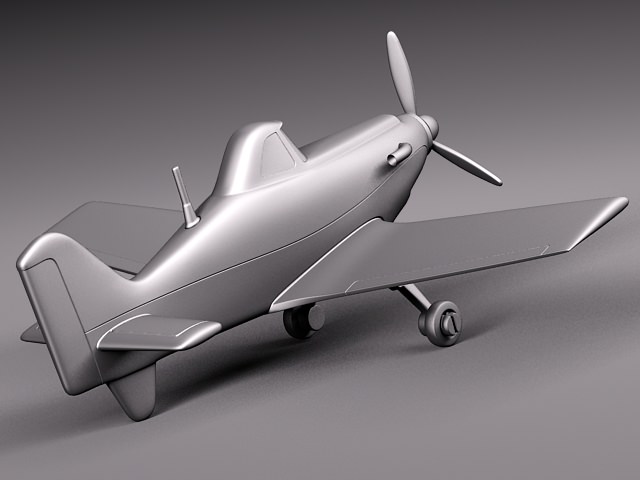 Disney Dusty Crophopper 3D model_3