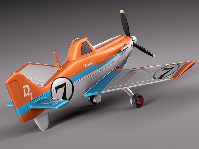 Disney Dusty Crophopper 3D model_5