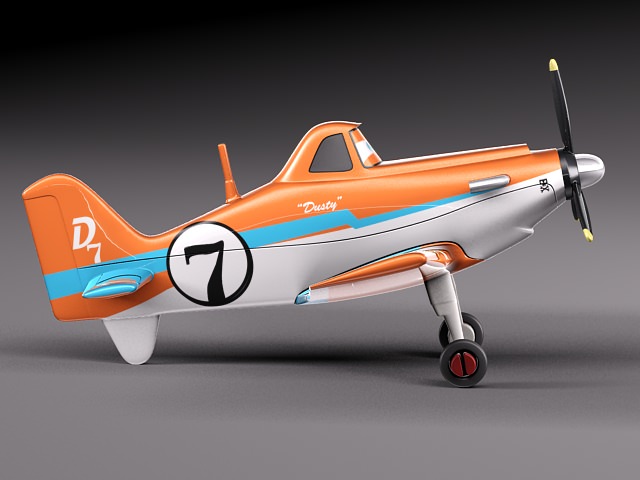 Disney Dusty Crophopper 3D model_7