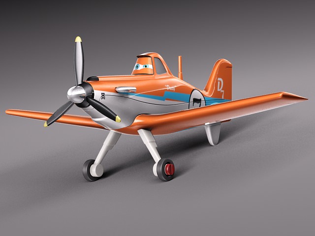 Disney Dusty Crophopper 3D model_9