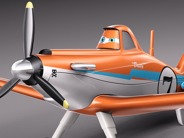 Disney Dusty Crophopper 3D model_11