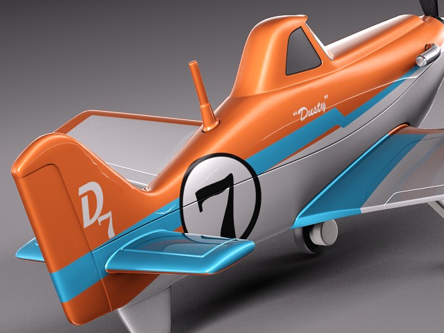 Disney Dusty Crophopper 3D model_1