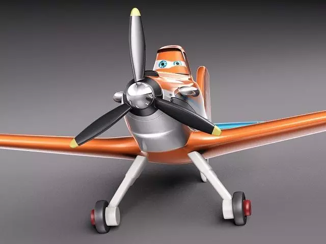 Disney Dusty Crophopper 3D model_0