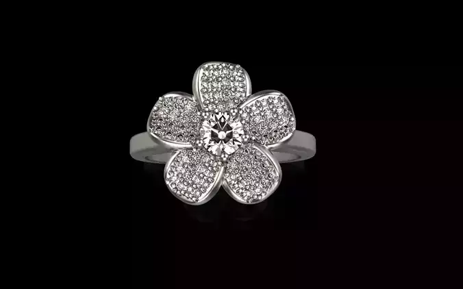 Flower ring model 283