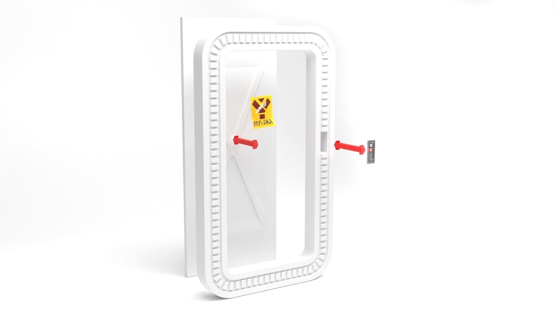 Echo base Door 1-6 scale Hottoys 3D print model_14