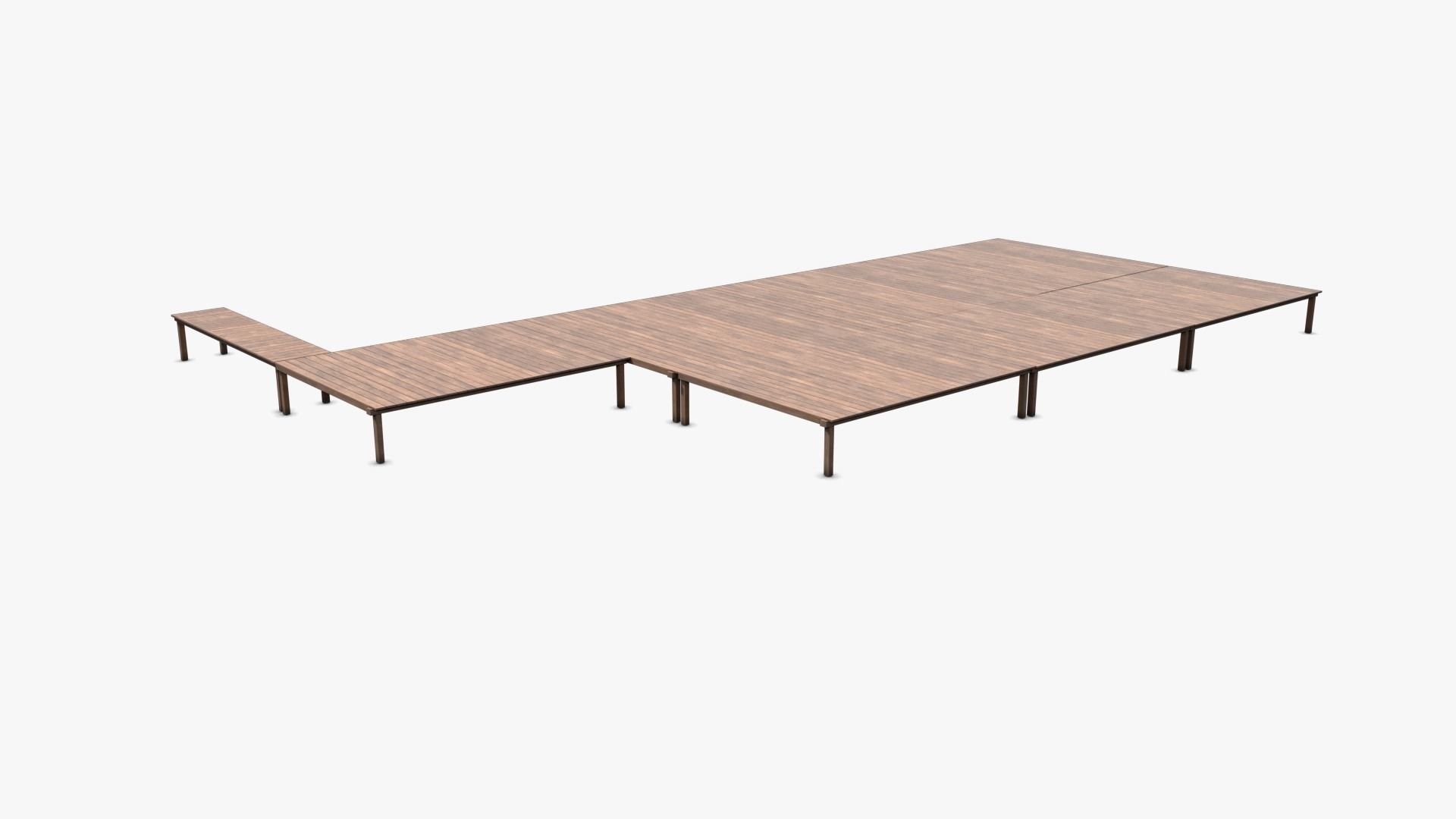 Wharf 01 Low-poly 3D model_5