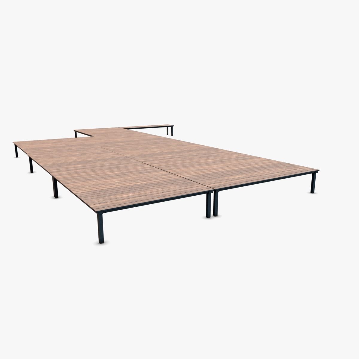 Wharf 01 Low-poly 3D model_2