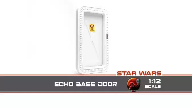 Echo base Door 1-12 scale Blackseries 3D print model