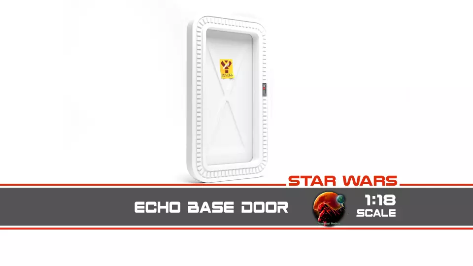 Echo base Door 1-18 scale Kenner Hasbro 3D print model_0