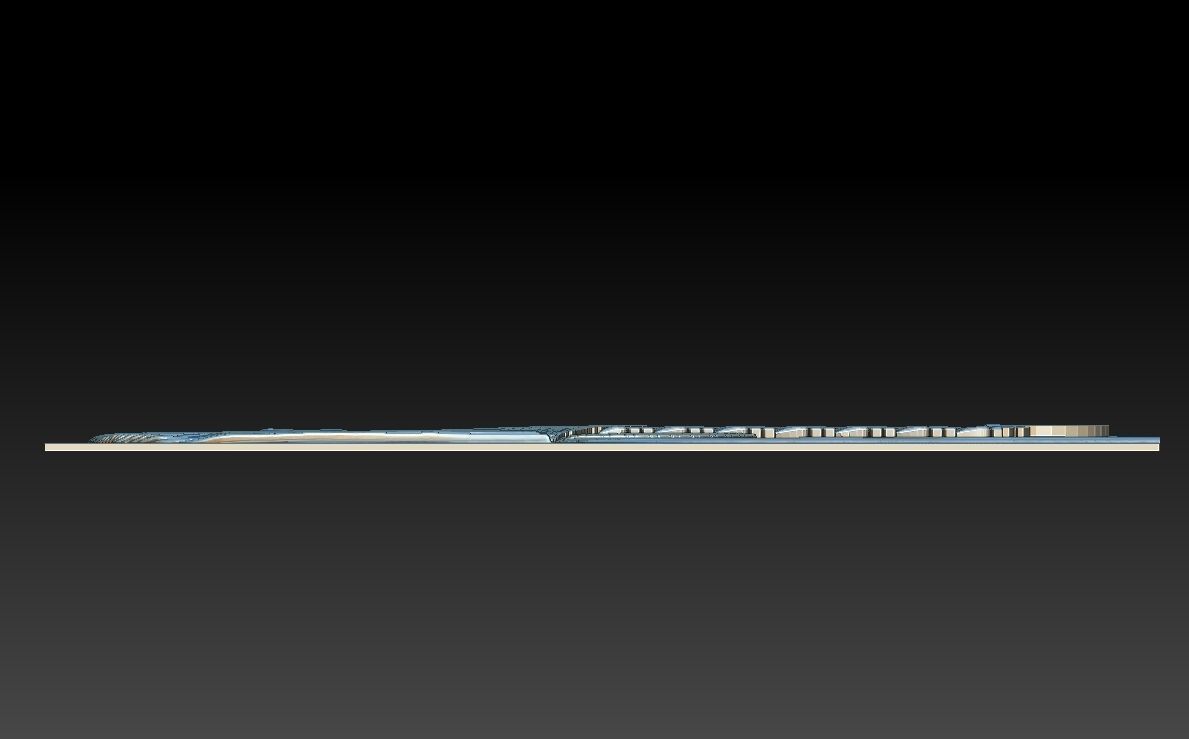 Egyptian Pharaoh bas-relief 3d stl model cnc 3D print model_3